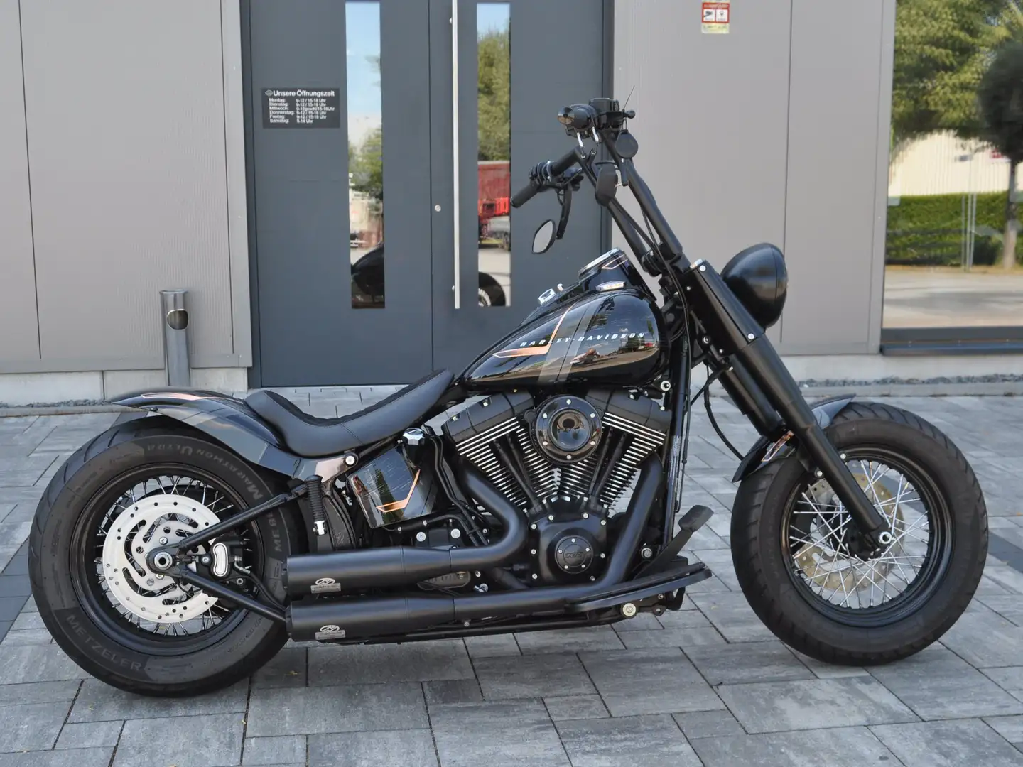 Harley-Davidson Fat Boy FAT BOY  Mega Umbau mit Jekill&Hyde, Thunderb..... Negru - 1