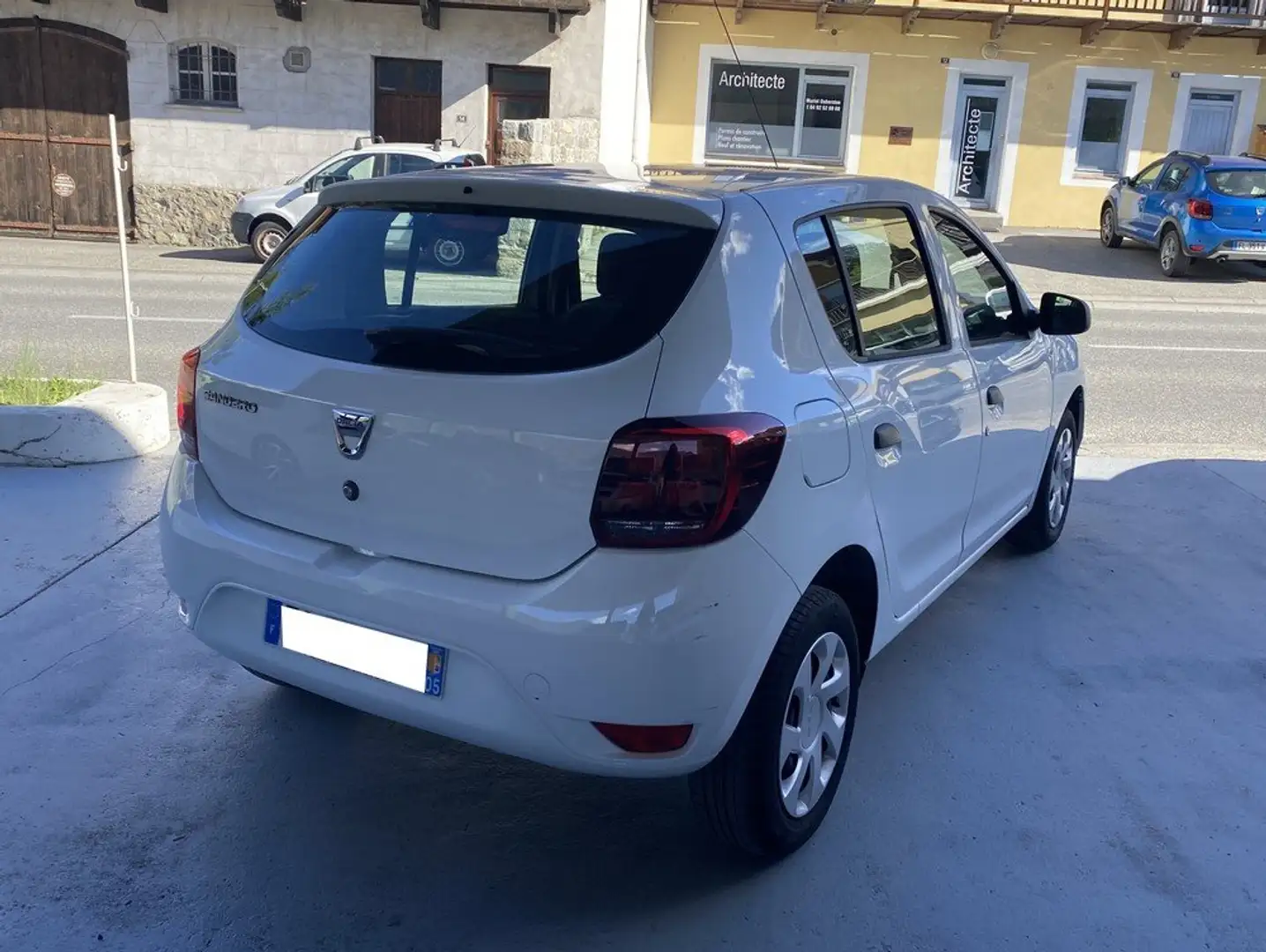 Dacia Sandero 1.0 SCE 75Ch AMBIANCE Blanc - 2
