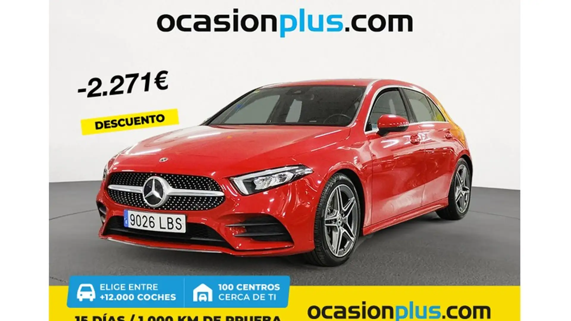 Mercedes-Benz A 180 7G-DCT Rojo - 1