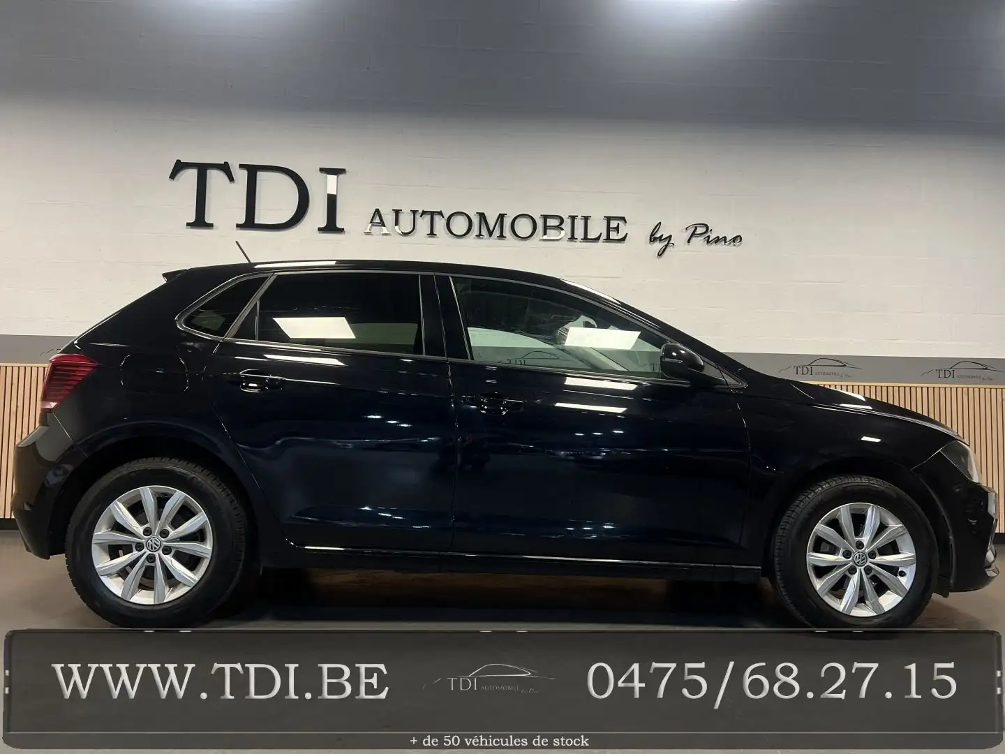Volkswagen Polo Polo 1.0 TSi Highline*5 Portes*Clim*Carplay*✔ Zwart - 2