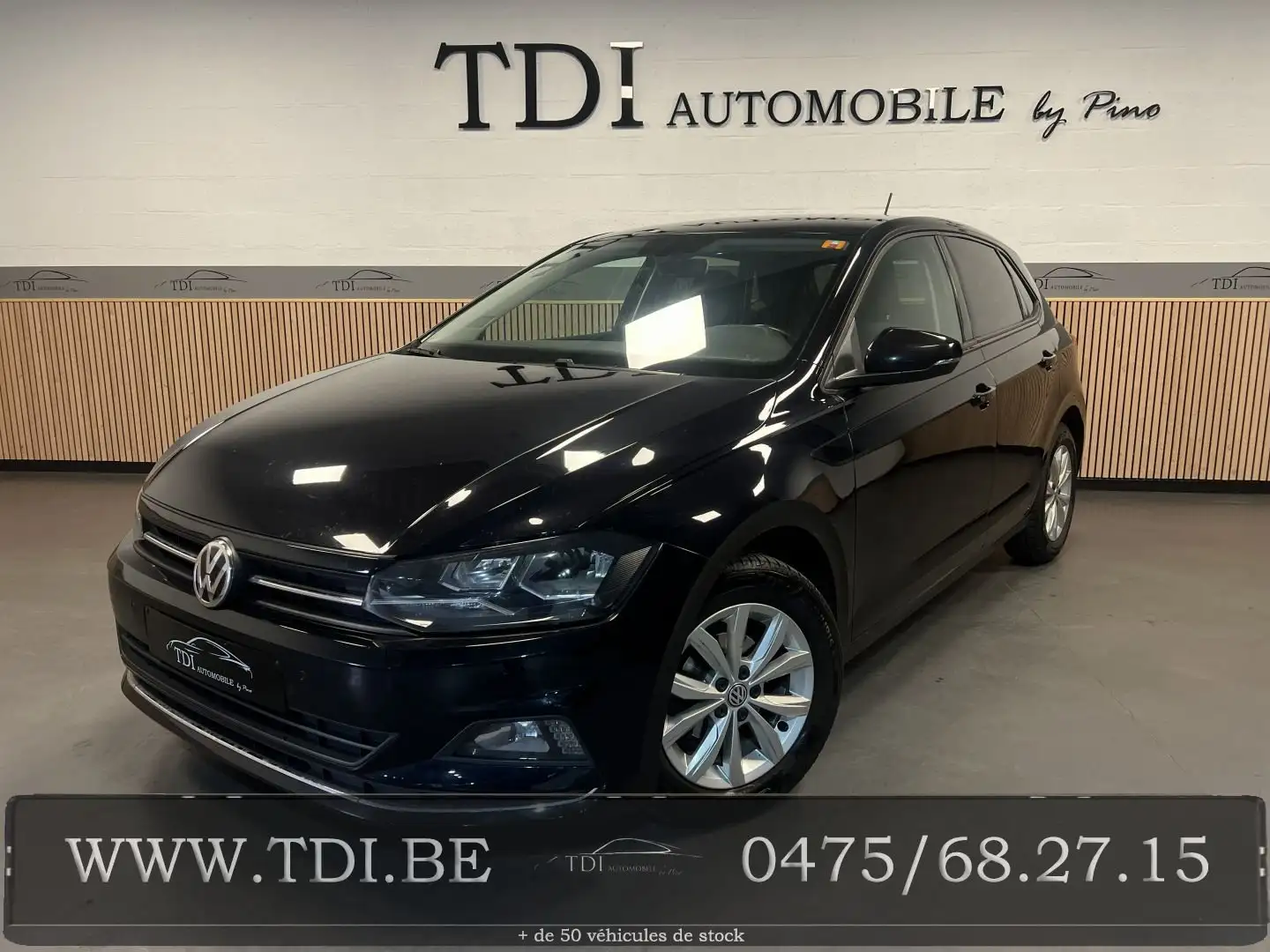 Volkswagen Polo Polo 1.0 TSi Highline*5 Portes*Clim*Carplay*✔ Zwart - 1