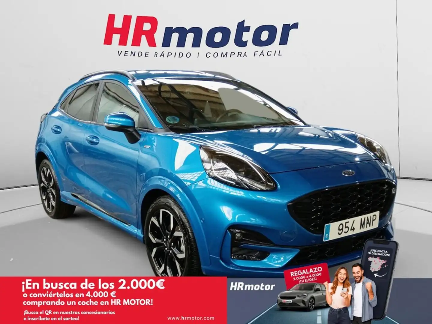 Ford Puma Hybrid ST-Line X Blauw - 1