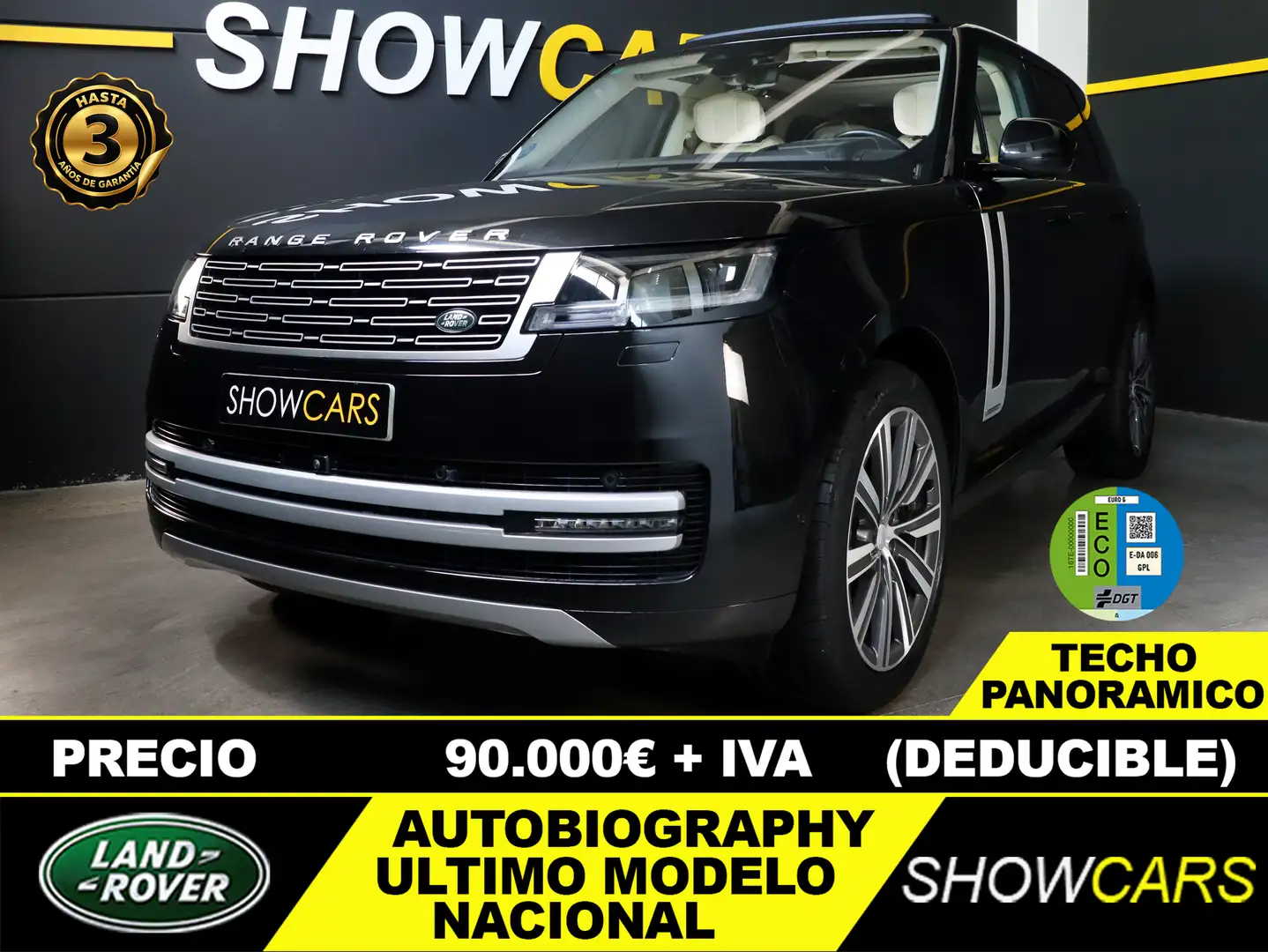 Land Rover Range Rover 3.0D I6 MHEV Autobiography 4WD Aut. 350 Negro - 1