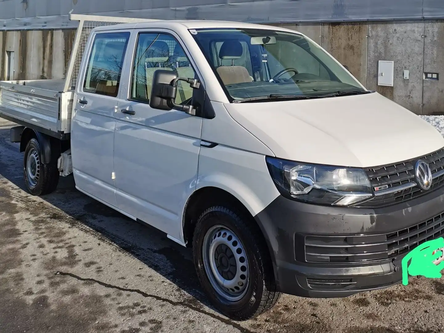 Volkswagen Transporter Pritsche Weiß - 2