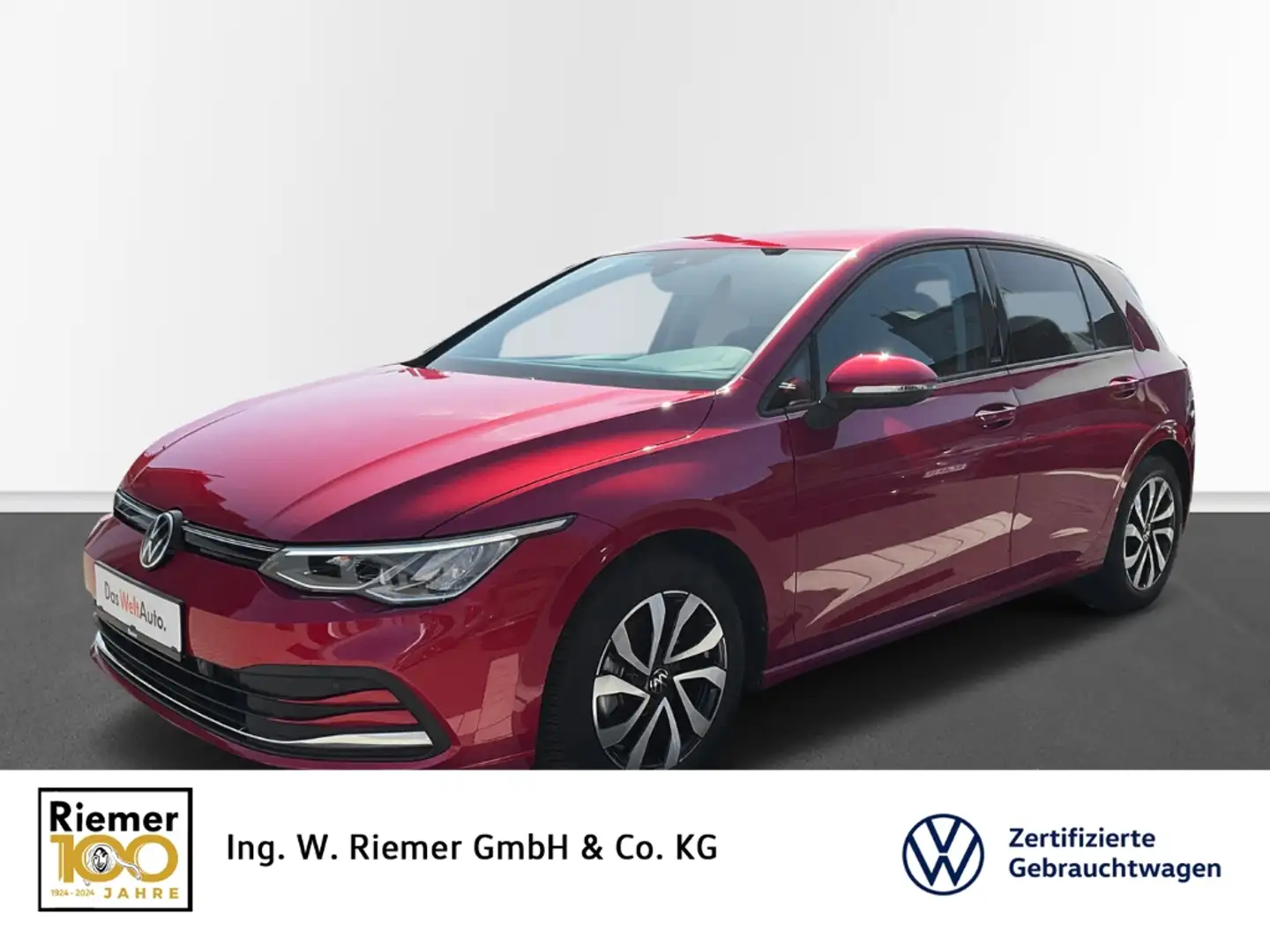 Volkswagen Golf Active 1.0 e TSi DSG+NAV+AHK+dig.Cockpit+SHZ Rot - 1
