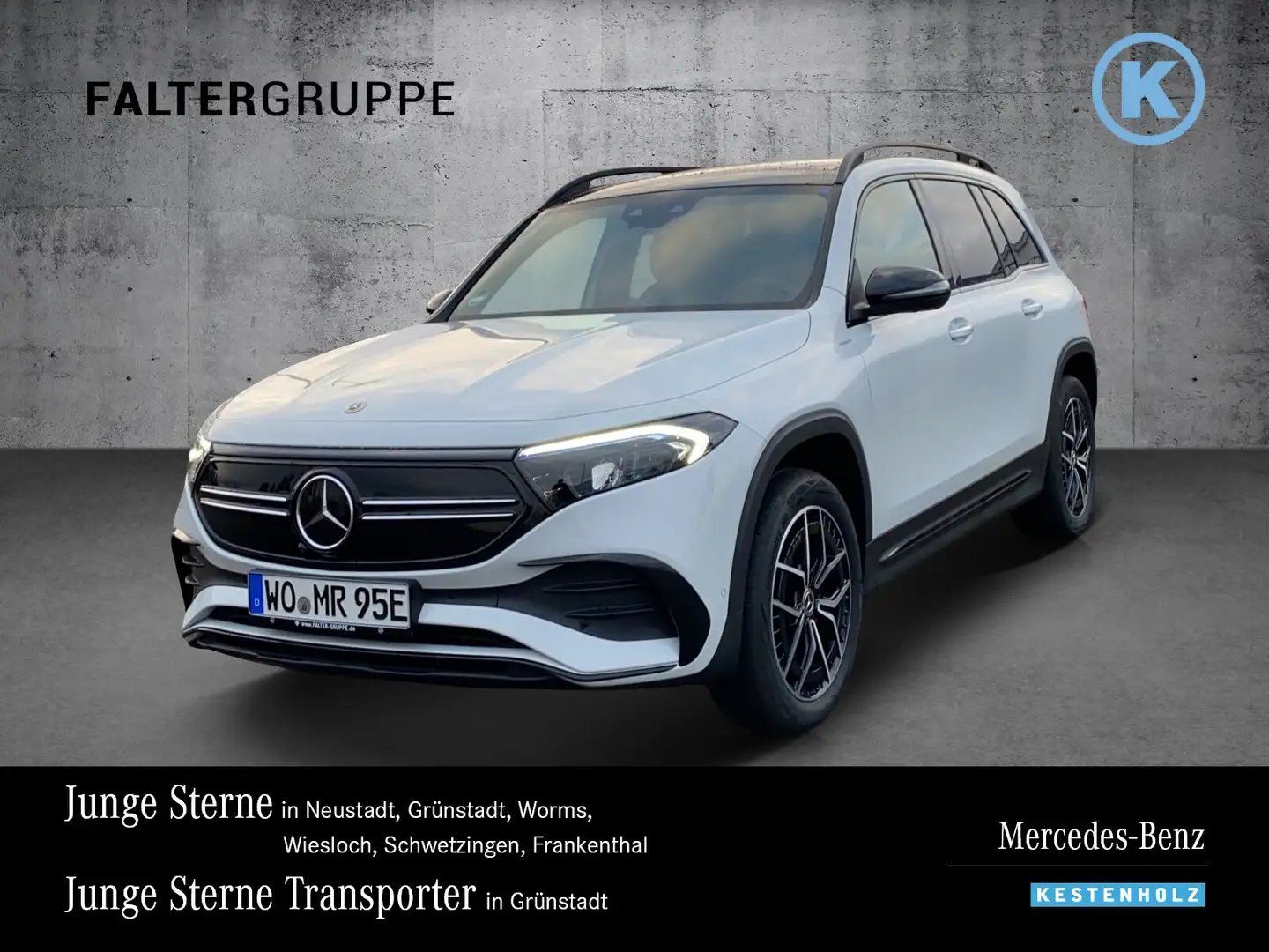 Mercedes-Benz EQB 300 EQB 300 4M AMG+NIGHT+DISTRO+PANO+BURME+360°+MEMO Blanco - 1