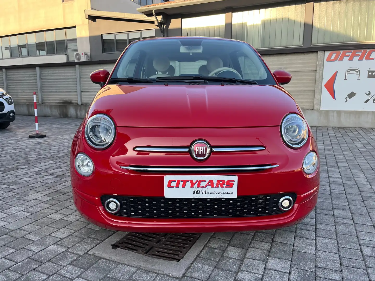 Fiat 500 1.2 Lounge  69cv dualogic Ok Neopatentati Rosso - 2