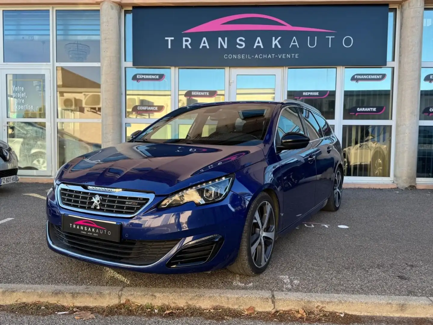 Peugeot 308 2.0 BlueHDi 180ch SS EAT6 GT / SUIVI D'ENTRETIENT Bleu - 1