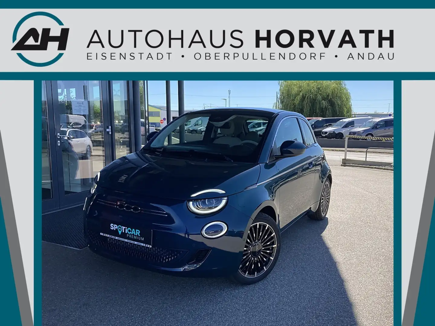 Fiat 500e 500 Elektro Hatchback 42 kWh La Prima Grün - 1