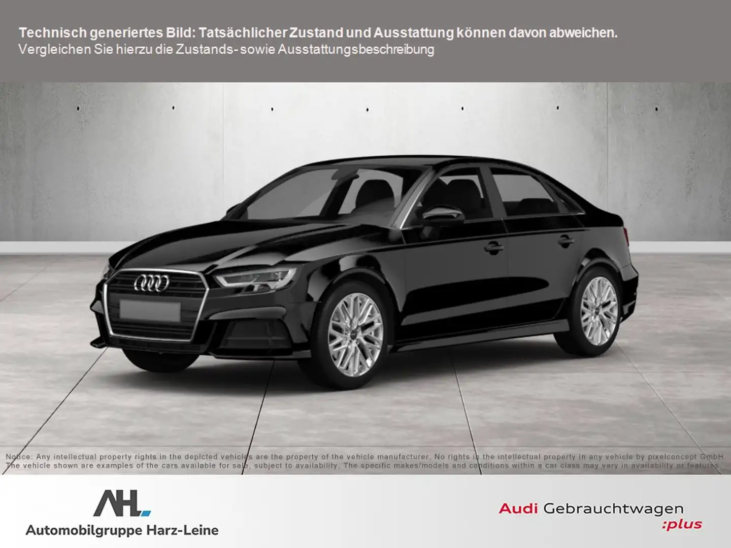 Audi A3 Limousine 35 TFSI design S-tronic Xenon Navi PDC Schwarz - 1
