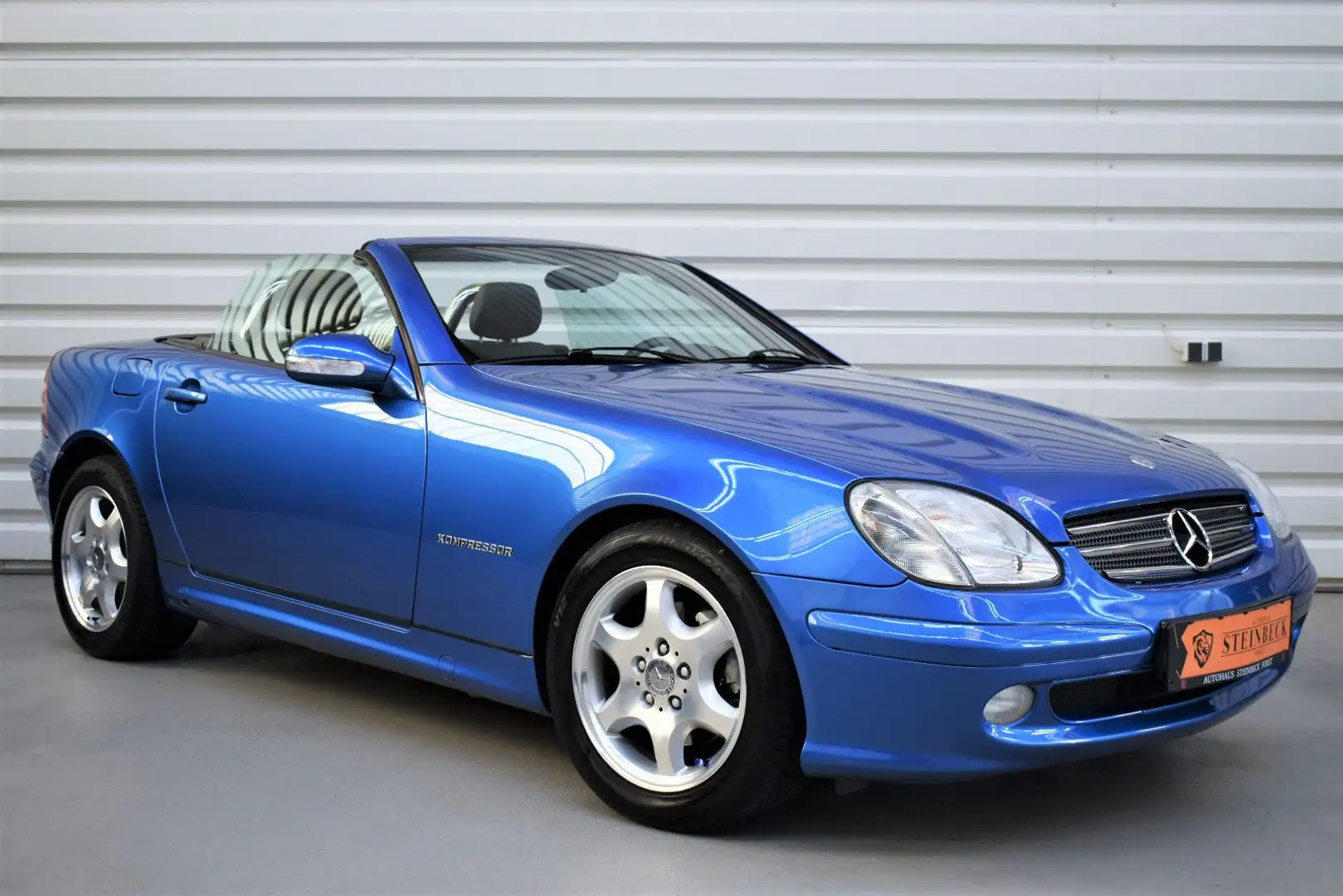 Mercedes-Benz SLK 200 SLK200 Kompressor+SHZ+Klima+Leder+Nur 51.800KM Bleu - 1