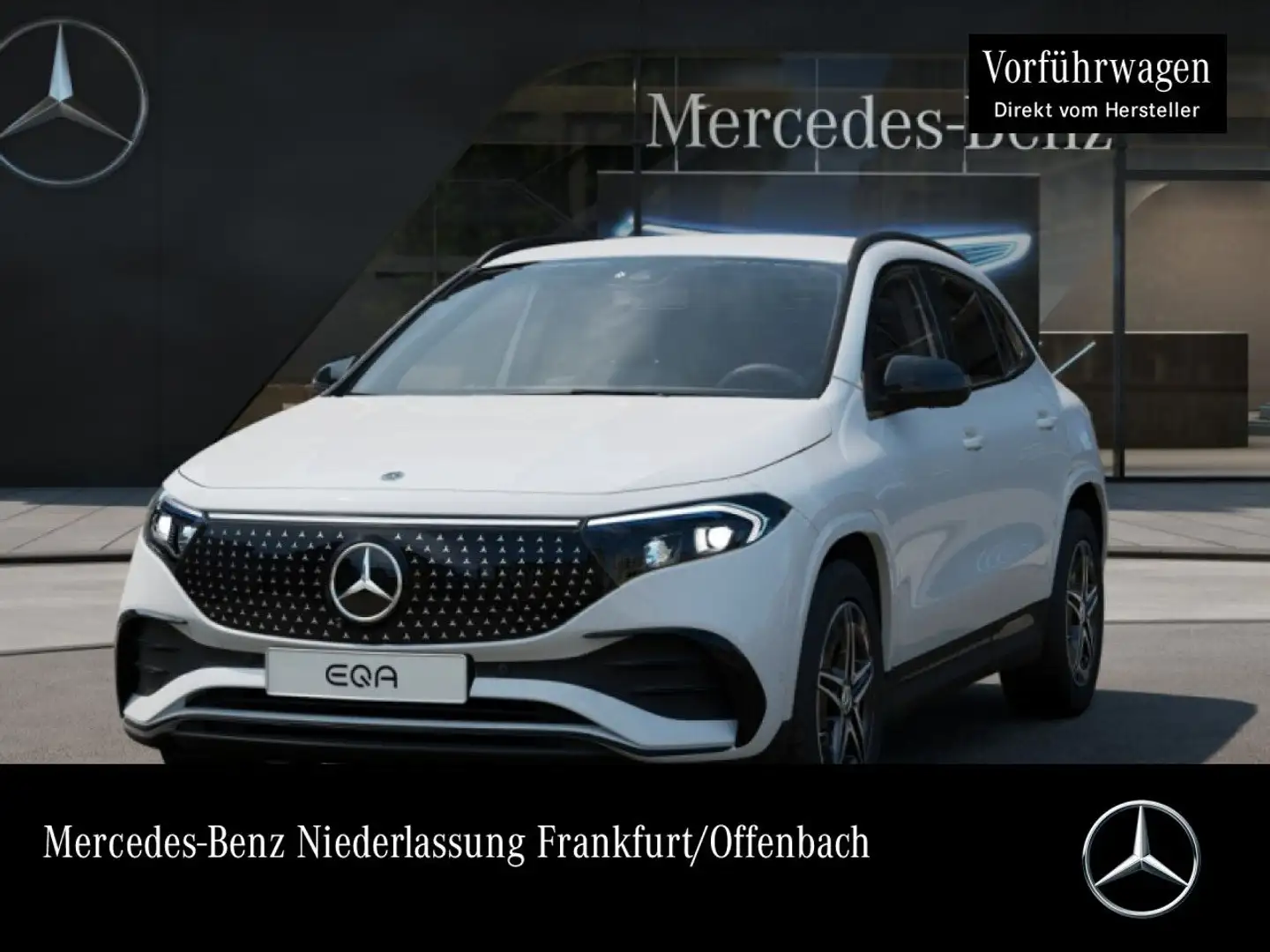 Mercedes-Benz EQA 350 4M AMG+NIGHT+ADVANCED+AHK+360+SPUR Blanco - 1