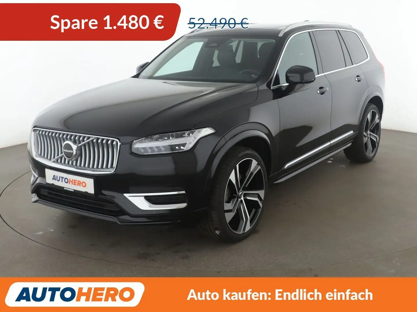 Volvo XC90 2.0 B5 Plus Bright AWD Aut.*NAVI*LED*ACC*CAM*PDC* Schwarz - 1