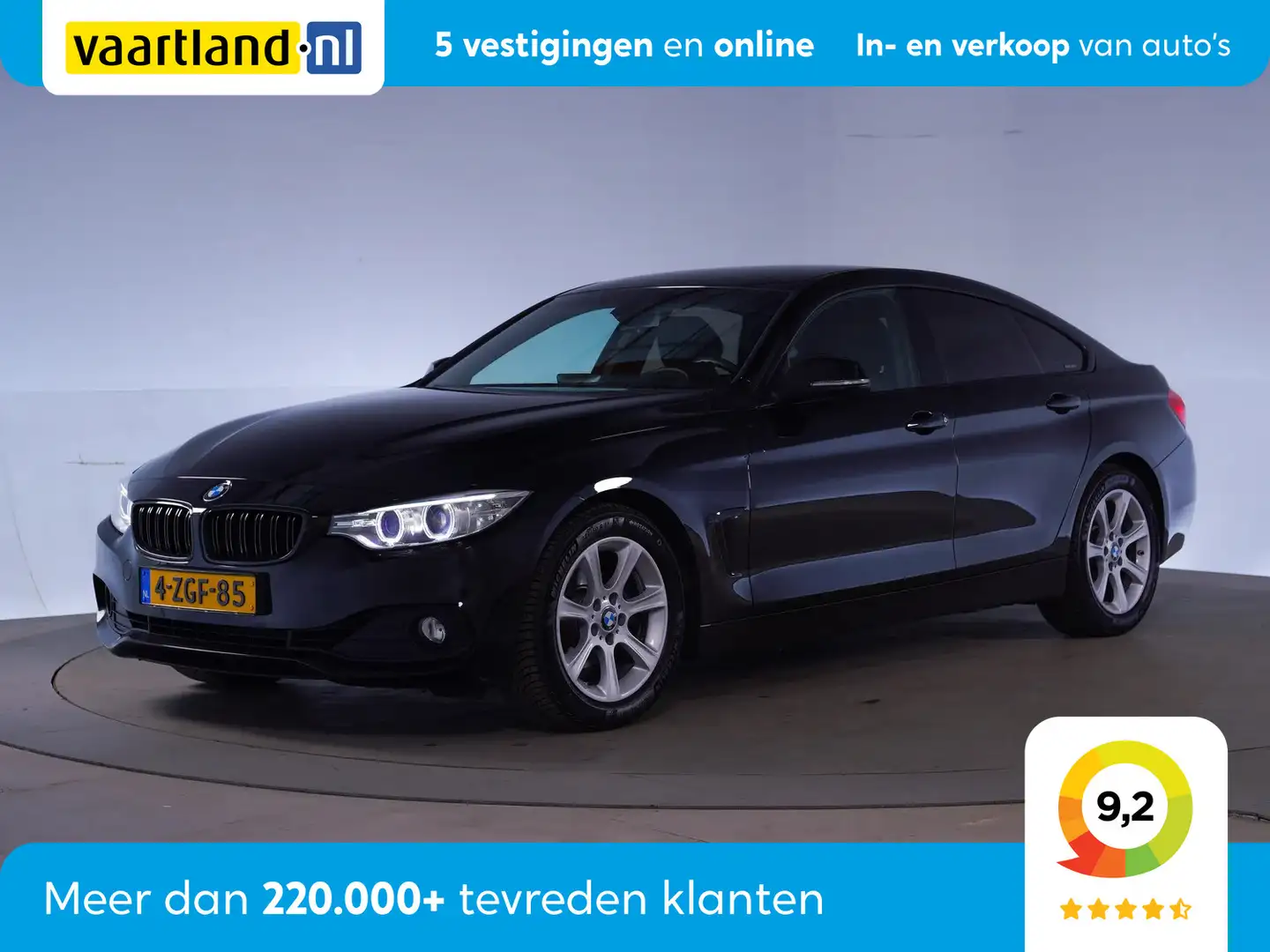BMW 420 4-serie Gran Coupe 420I Business Shadow line Aut. Zwart - 1