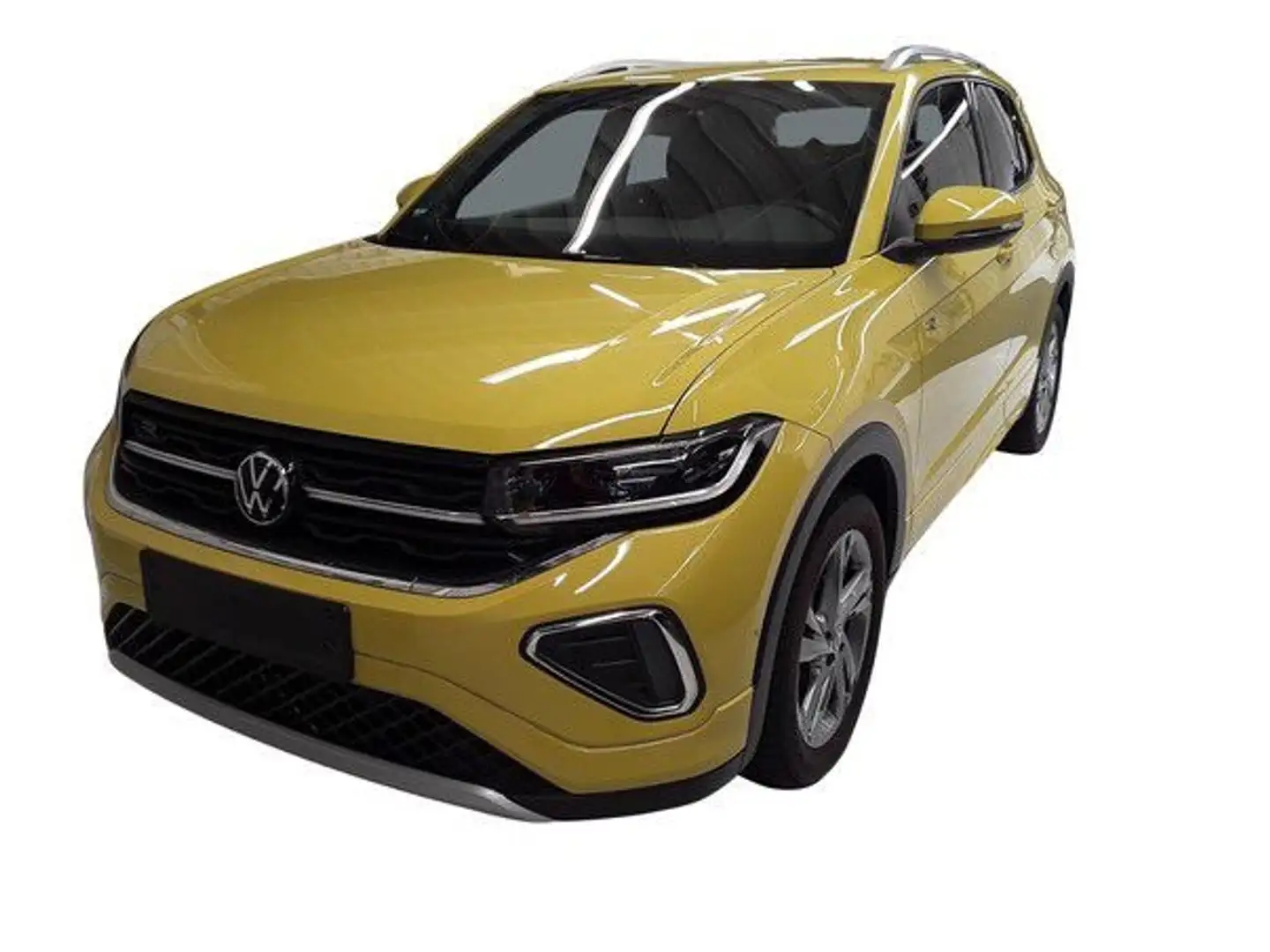 Volkswagen T-Cross 1.5 TSI DSG R-Line (Navi,AHK,Kamera,18Zoll) Klima Gelb - 1