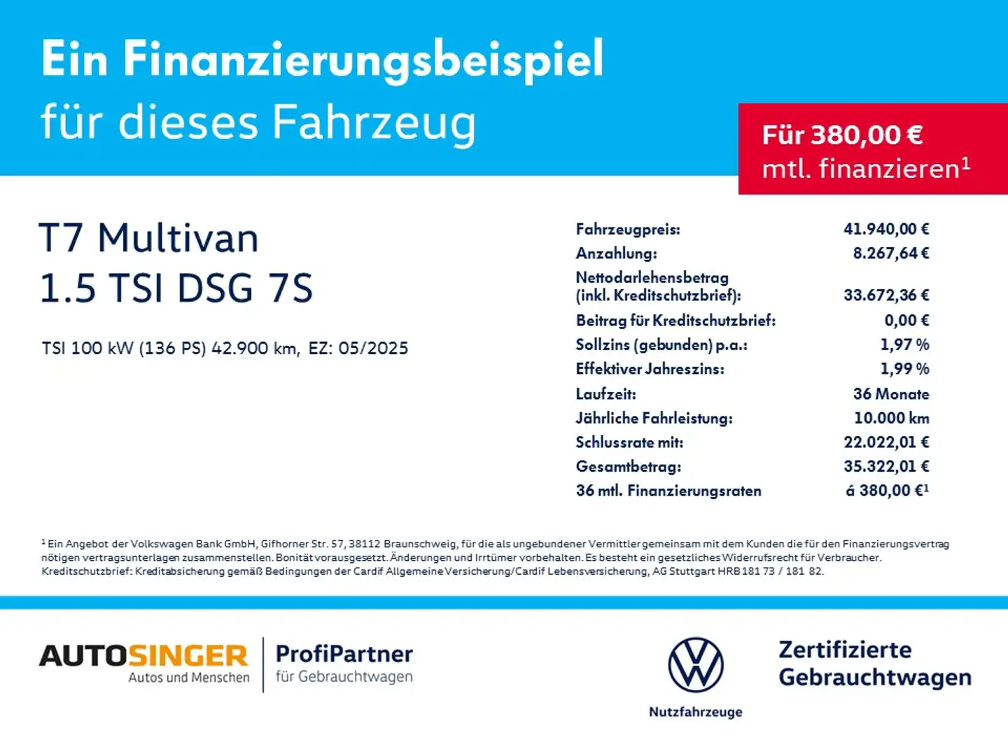Volkswagen T7 Multivan TSI DSG 7S *NAVI*LED*ACC*R-CAM*SHZ* Rot - 2