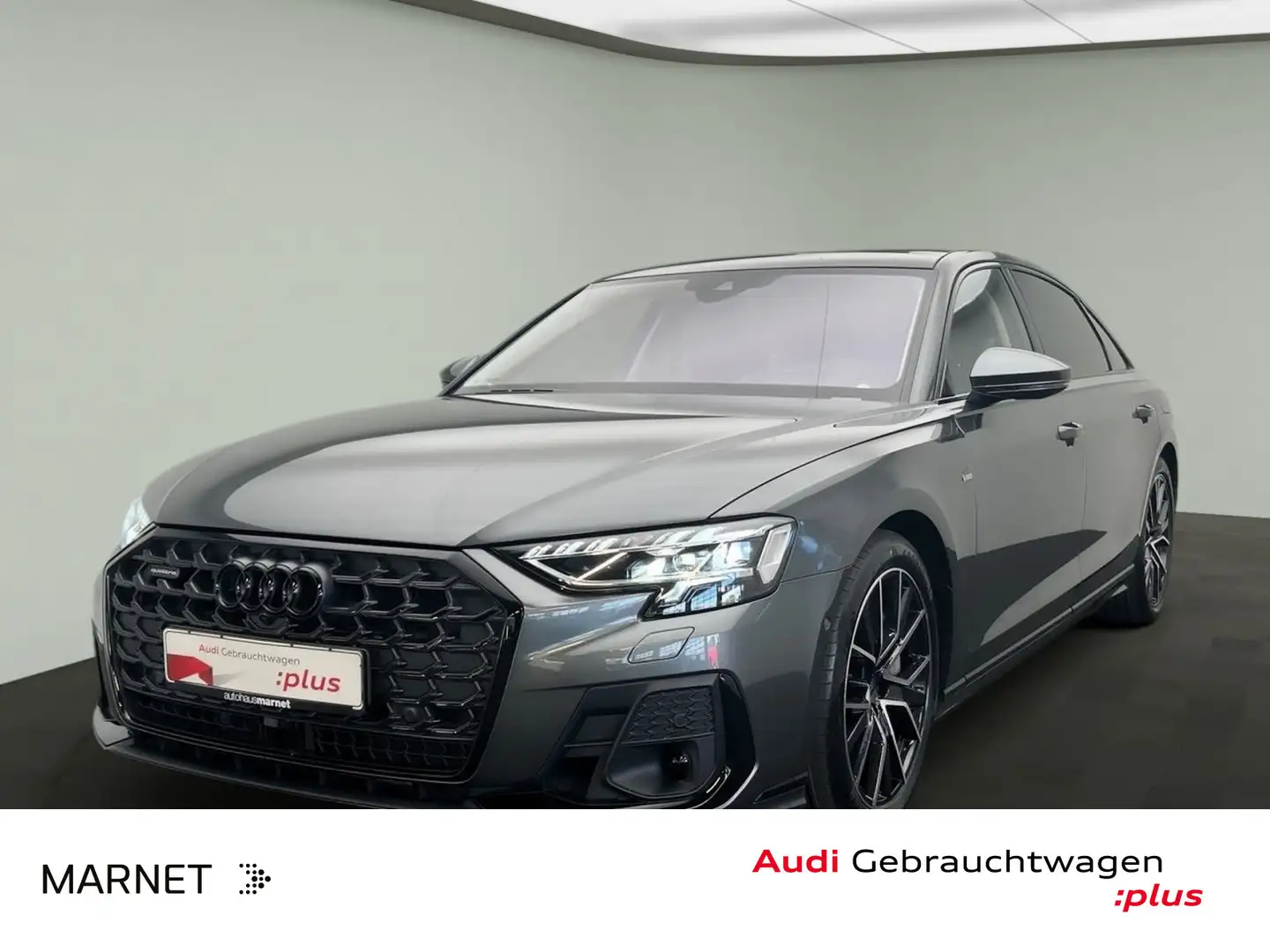 Audi A8 L 60 TFSI e quattro S line*Navi*Matrix*DVD*B& Grau - 1