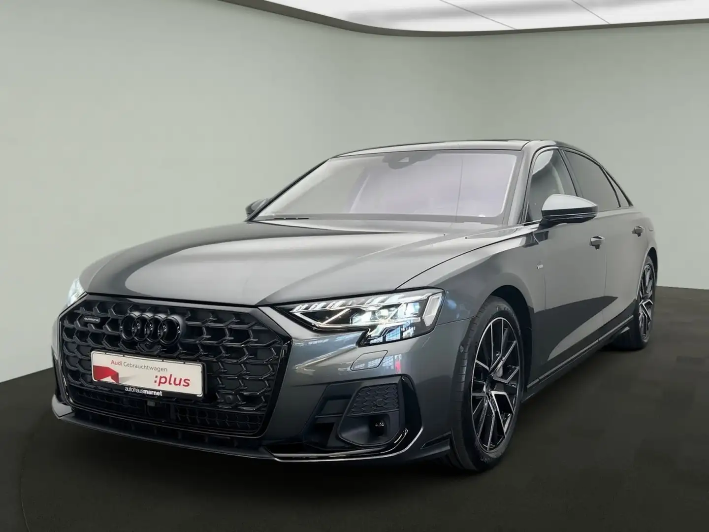 Audi A8 L 60 TFSI e quattro S line*Navi*Matrix*DVD*B& Grau - 2