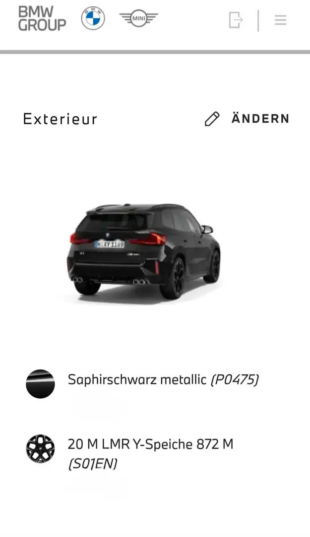BMW X1 M35i xDrive Noir - 2