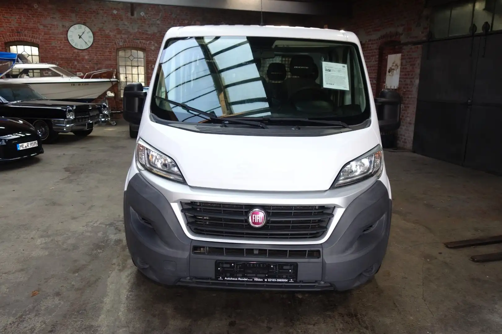 Fiat Ducato Pritsche Doppelk. L4 Tüv Serice Neu Blanc - 2