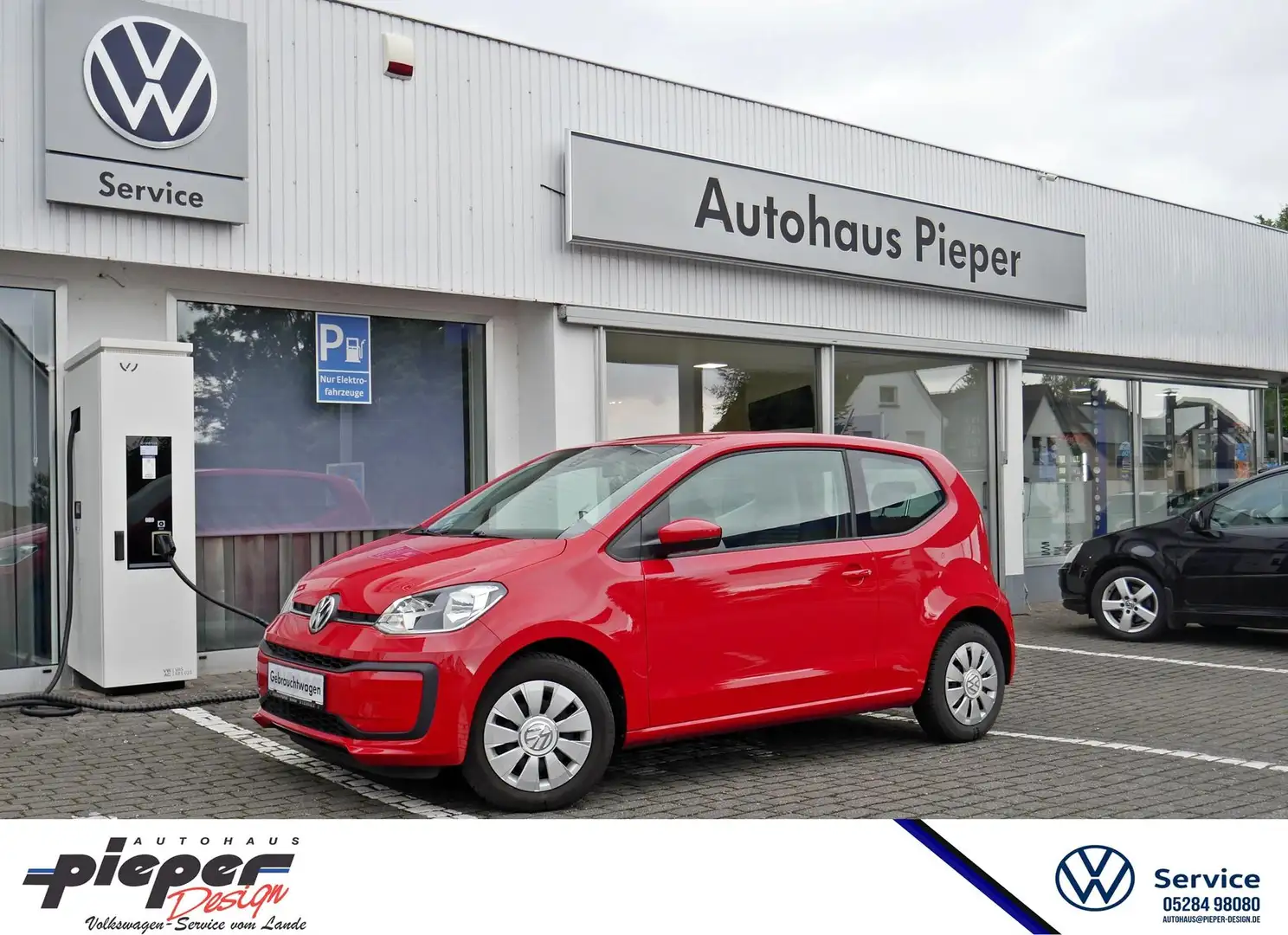 Volkswagen up! 1.0 Move Bluetooth Tempomat 1.Hand Lederlenkrad... Roşu - 1