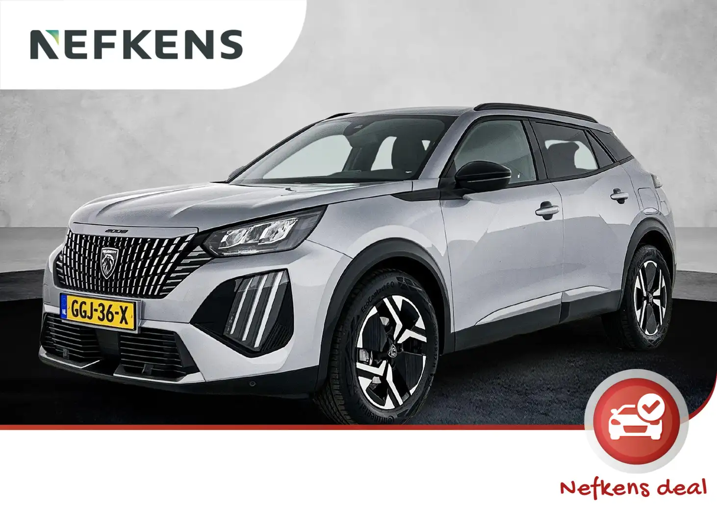 Peugeot 2008 SUV Allure 100pk | Navigatie | Achteruitrijcamera Grijs - 1