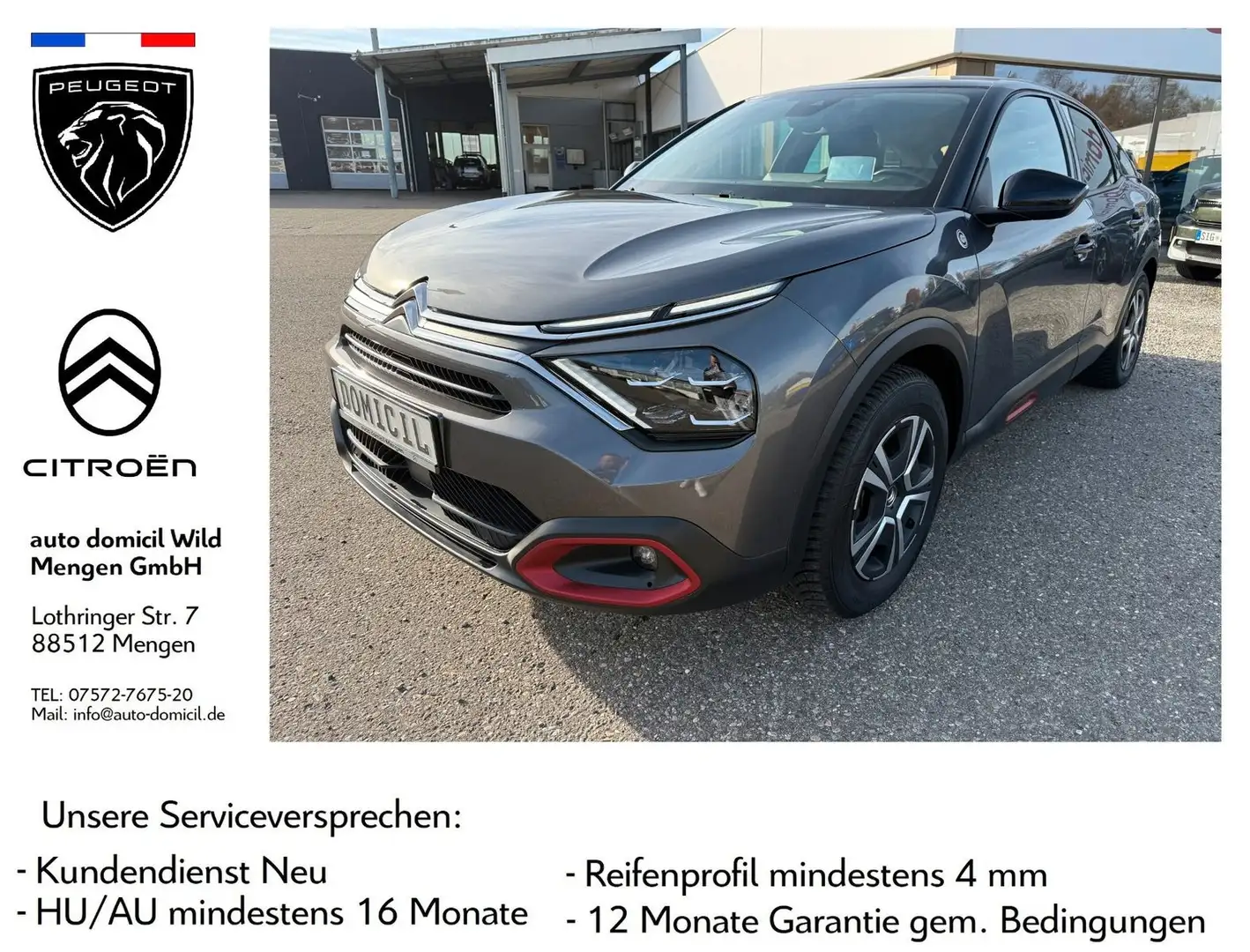Citroen C4 Lim. ë- C-Series -Aktionspreis Hagel Grau - 1
