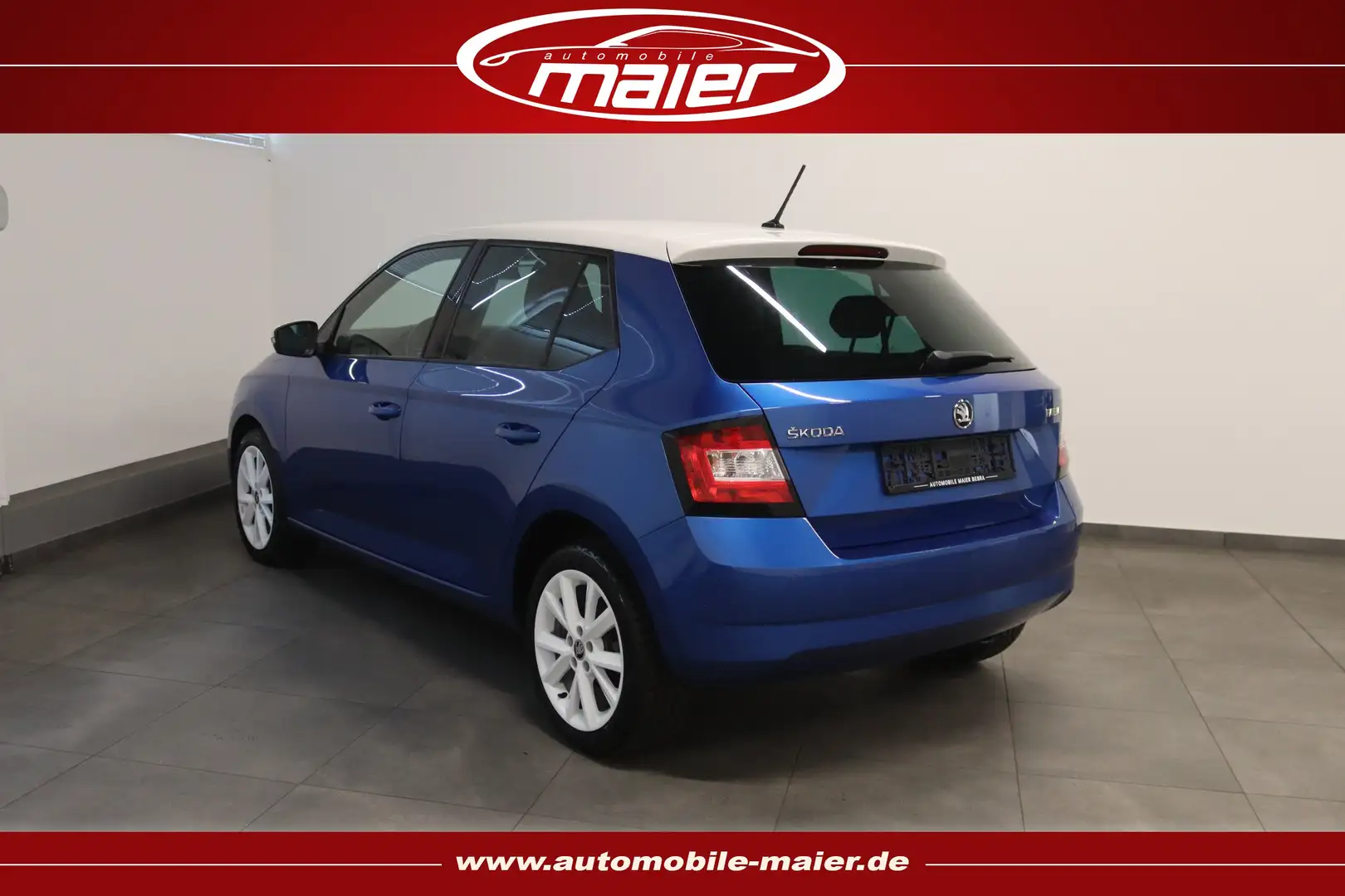 Skoda Fabia 1.2 TSI Tempomat-MirrorLink-SHZ-DAB-PDC Blue - 2