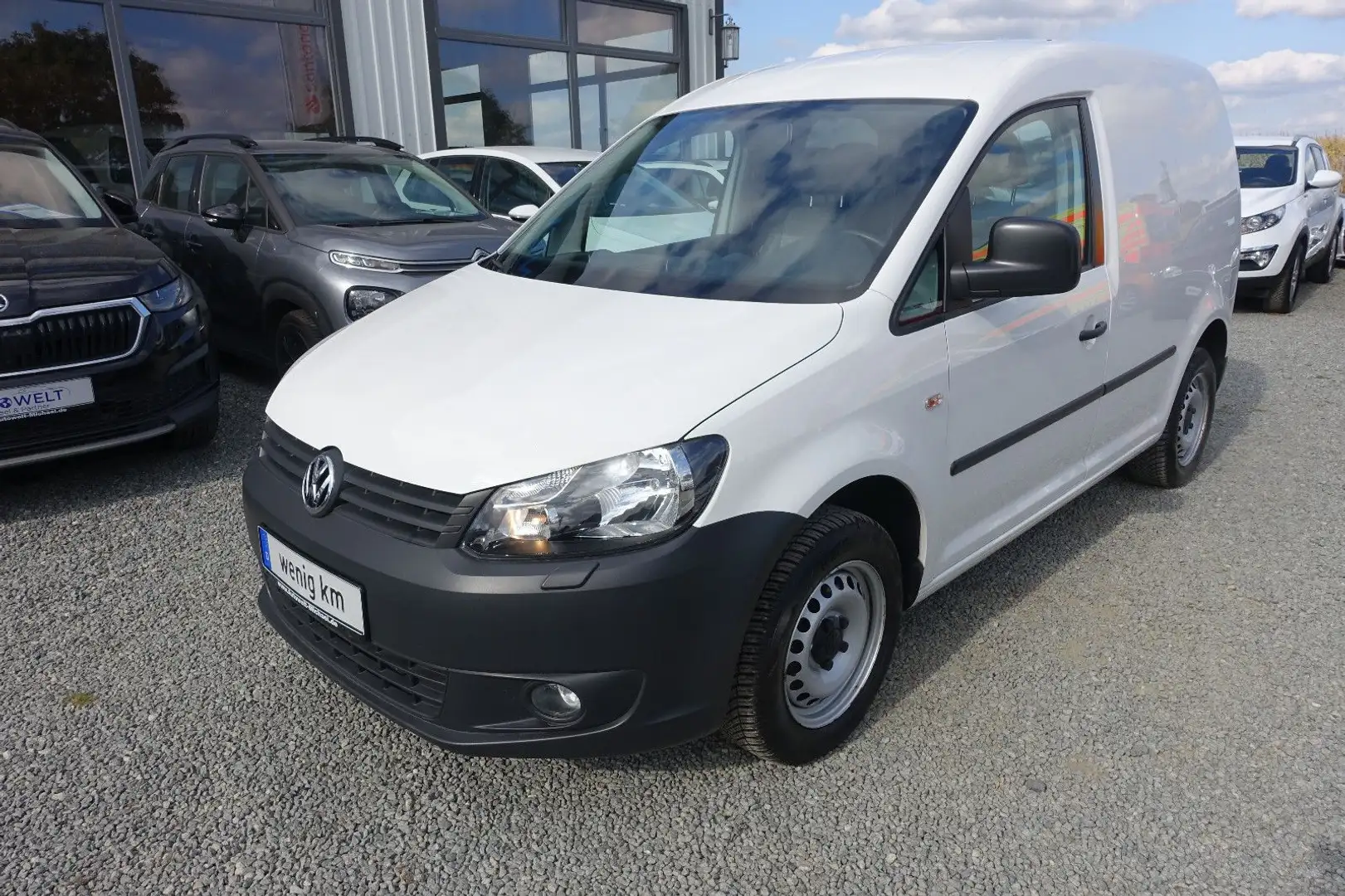 Volkswagen Caddy 2.0 Benzin+CNG Gas 1.HAND lückVWScheckheft Blanc - 2