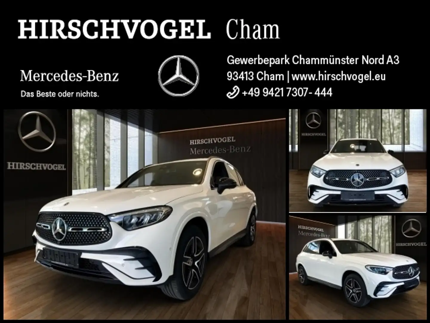 Mercedes-Benz GLC 300 e 4M EDITION AMG-Line+Night+AHK+DISTRON Weiß - 1