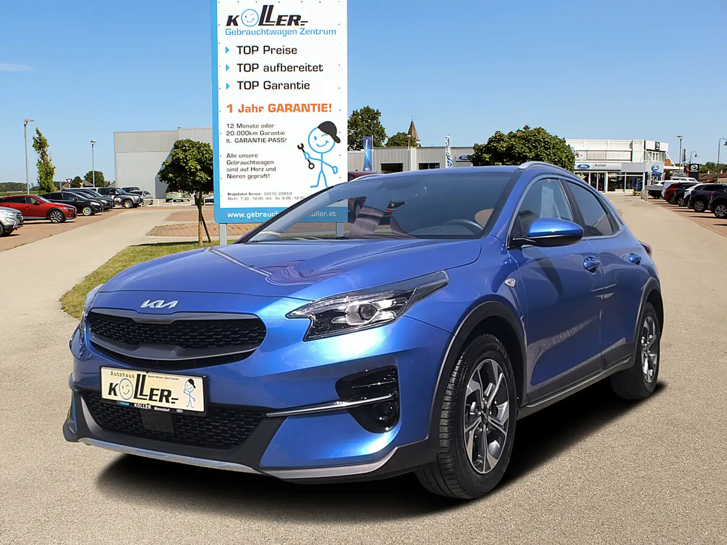 Kia XCeed Xceed 1,5 TGDI 48V GPF Silber DCT Blau - 1