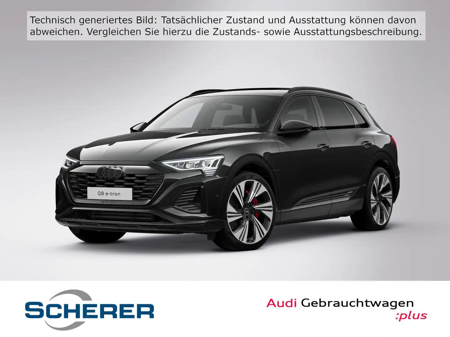 Audi Q8 e-tron Q8 55 e-tron S line quattro B&O PANO MATRIX 360° Schwarz - 1
