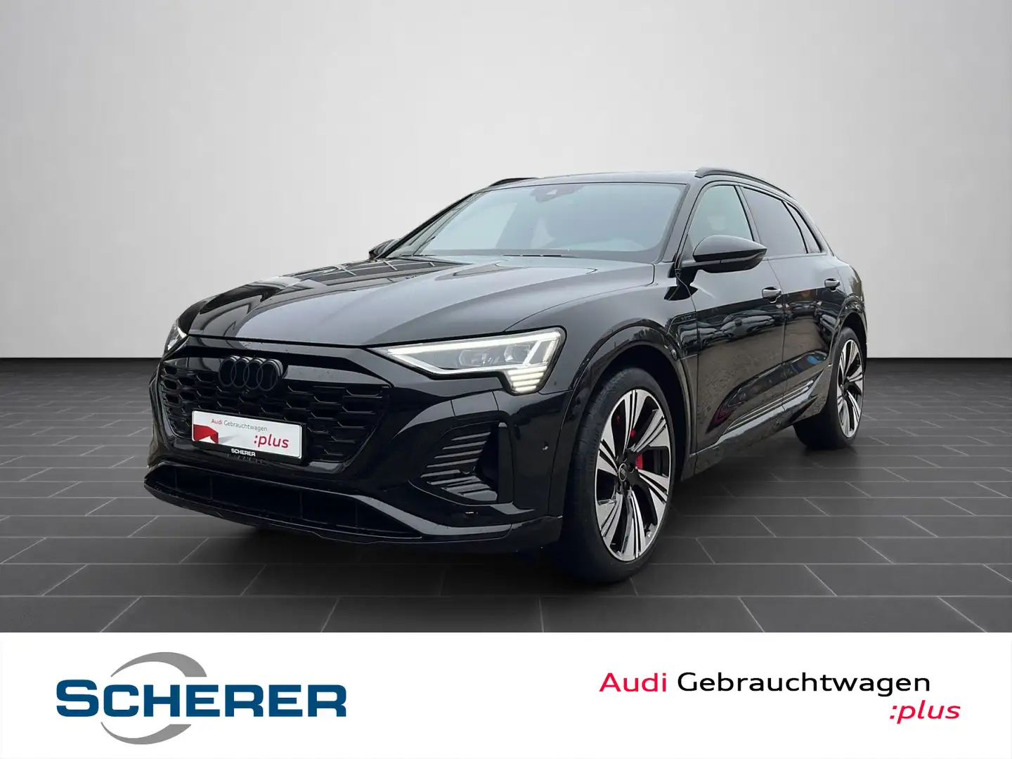 Audi Q8 e-tron 55 S line quattro B&O PANO MATRIX 360° Schwarz - 1