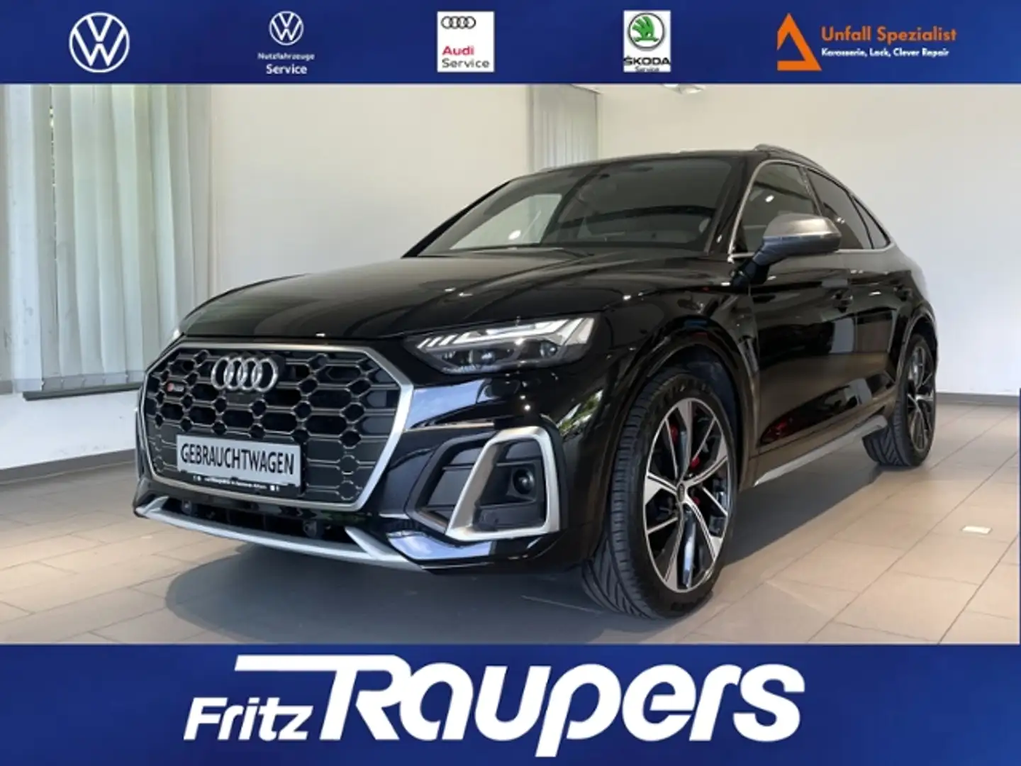 Audi SQ5 Sportback 3.0 TDI quattro S tronic S-line +AHK+PA Schwarz - 1