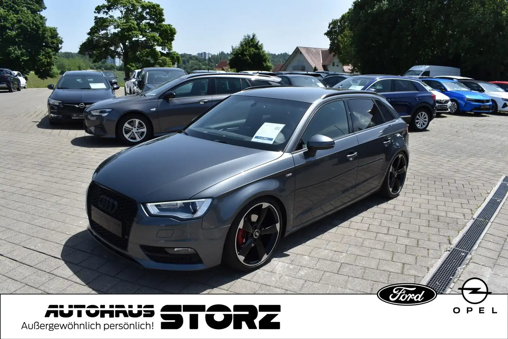 Audi A3 Sportback S line Sportpaket |NAVI|8-FACH|XENON|SHZ Grau - 1