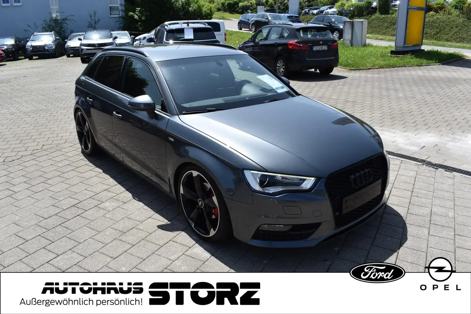 Audi A3 Sportback S line Sportpaket |NAVI|8-FACH|XENON|SHZ Grau - 2