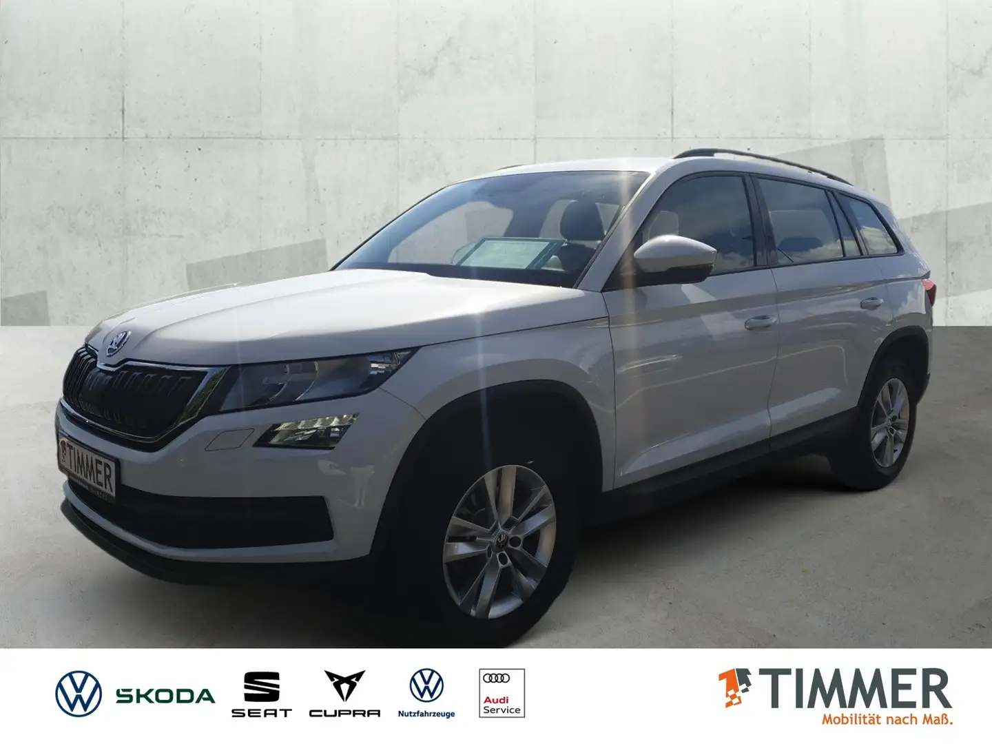 Skoda Kodiaq 2.0 TDI DSG ACTIVE *AHK *DAB *SHZ *ALU * Wit - 1