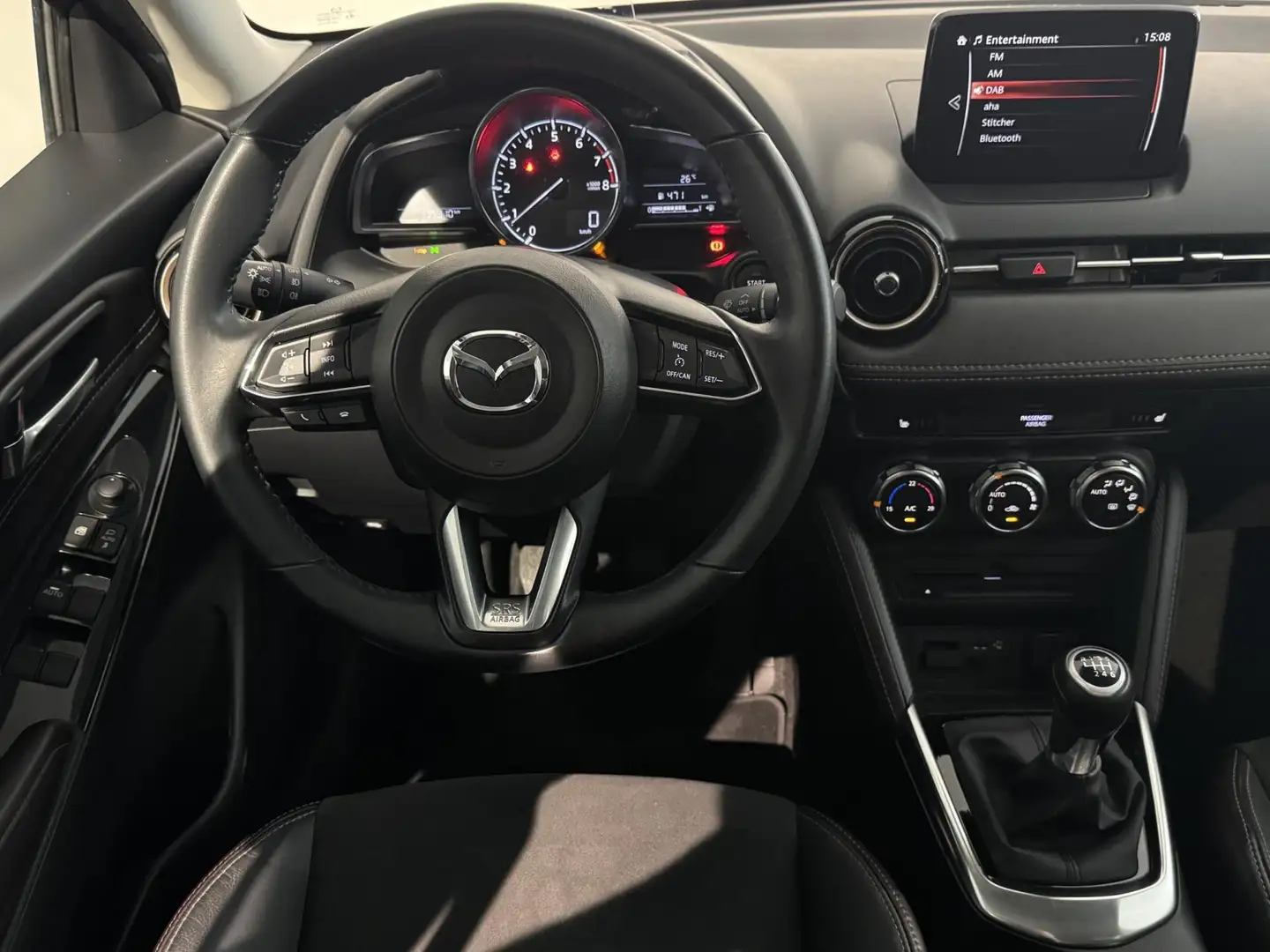 Mazda 2 1.5 Skyactiv-G GT-M /Clima/Cruise/CarPlay/PDC+Came Zwart - 2