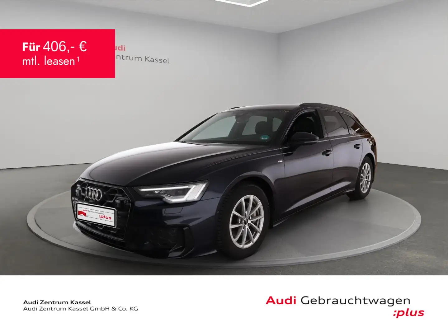 Audi A6 A6 Av. 40 TDI S line Matrix Navi HuD leder 360° Blau - 1