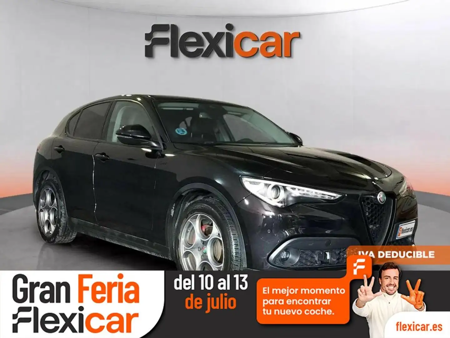 Alfa Romeo Stelvio 2.2 Diésel 140kW (190CV) Sprint+ Q4 Negro - 1