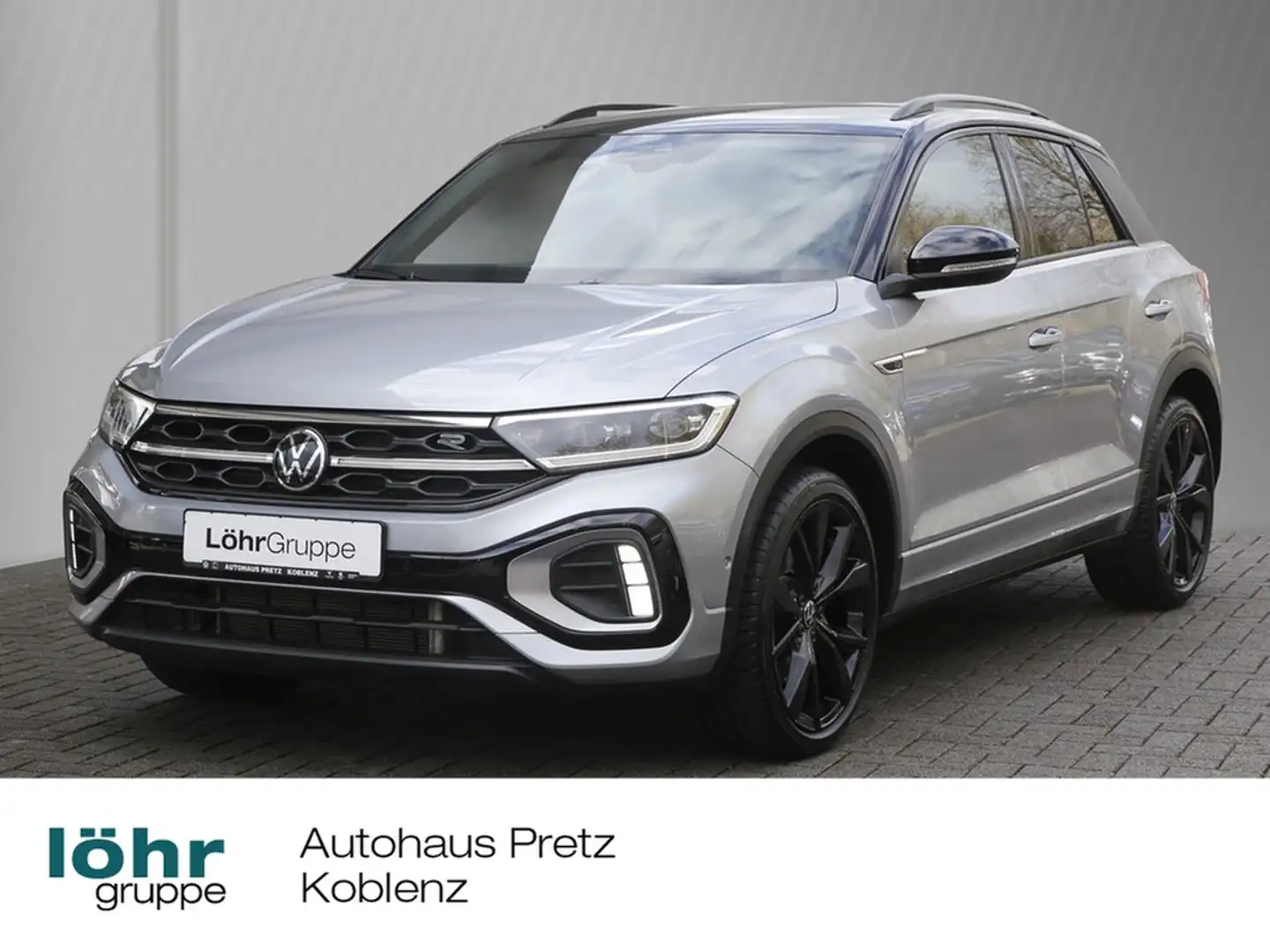 Volkswagen T-Roc 1.5 TSI R-Line Black Style AHK, RFK, IQ.Light, ... Argent - 1