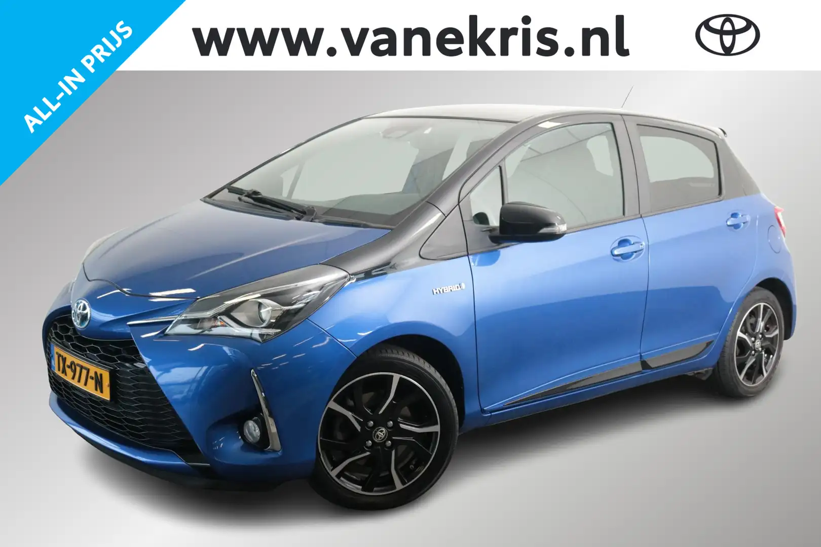 Toyota Yaris 1.5 Hybrid Bi-Tone, Stoelverwarming Blauw - 1