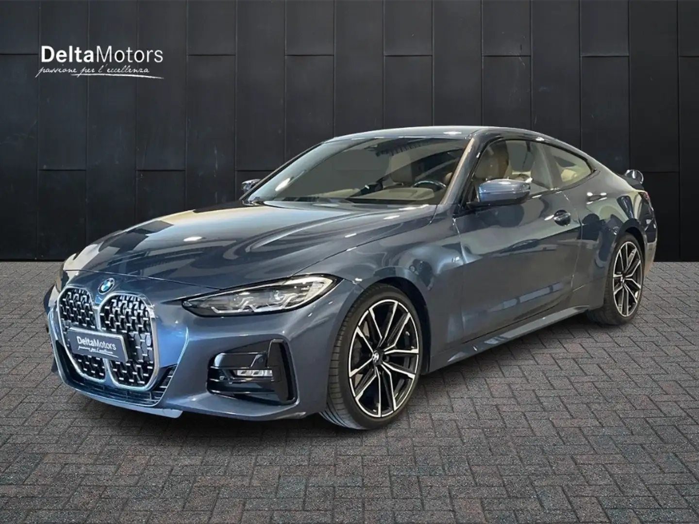BMW 420 Serie 4 Cpé(G22/82) - 420d 48V Coupé Msport Blau - 1