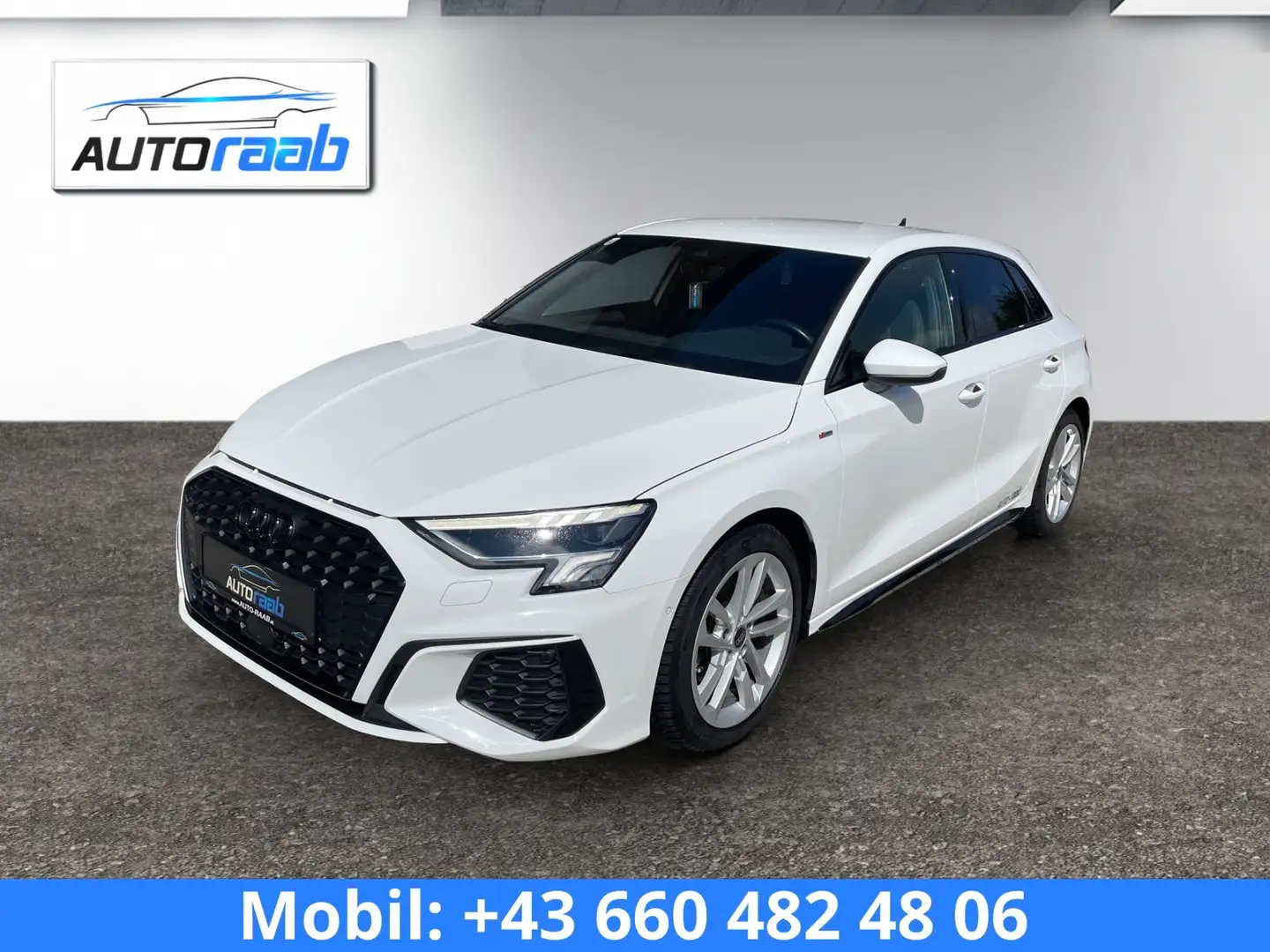 Audi A3 Sportback 30 TDI *S-line*LED*VIRTUAL*RFK*APP* Weiß - 1