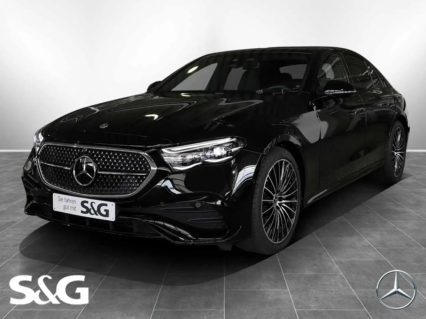 Mercedes-Benz E 220 d AMG MBUX+DIG-LED+360°K+Pano+Distro+Night Noir - 1