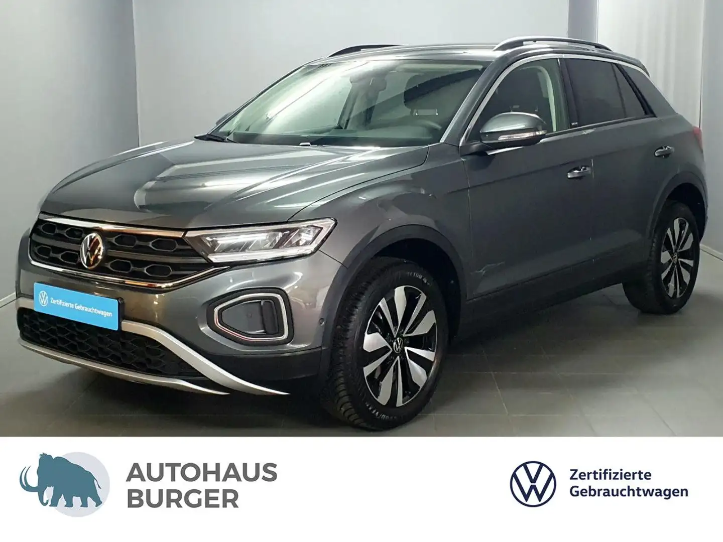 Volkswagen T-Roc Move 1.0TSI Navi/LED/AppConnect Bluetooth Gris - 1