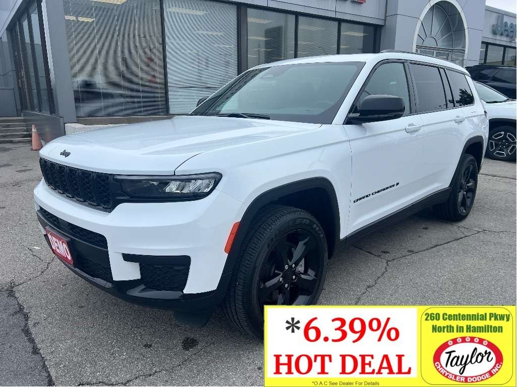 White 2025 Jeep Grand Cherokee L SUV / Crossover Four-Wheel Drive 8-Speed Automatic