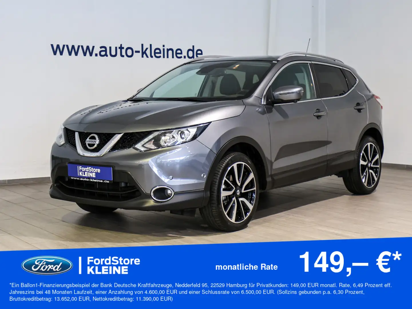 Nissan Qashqai Tekna 1.2l DIG-T Gris - 1
