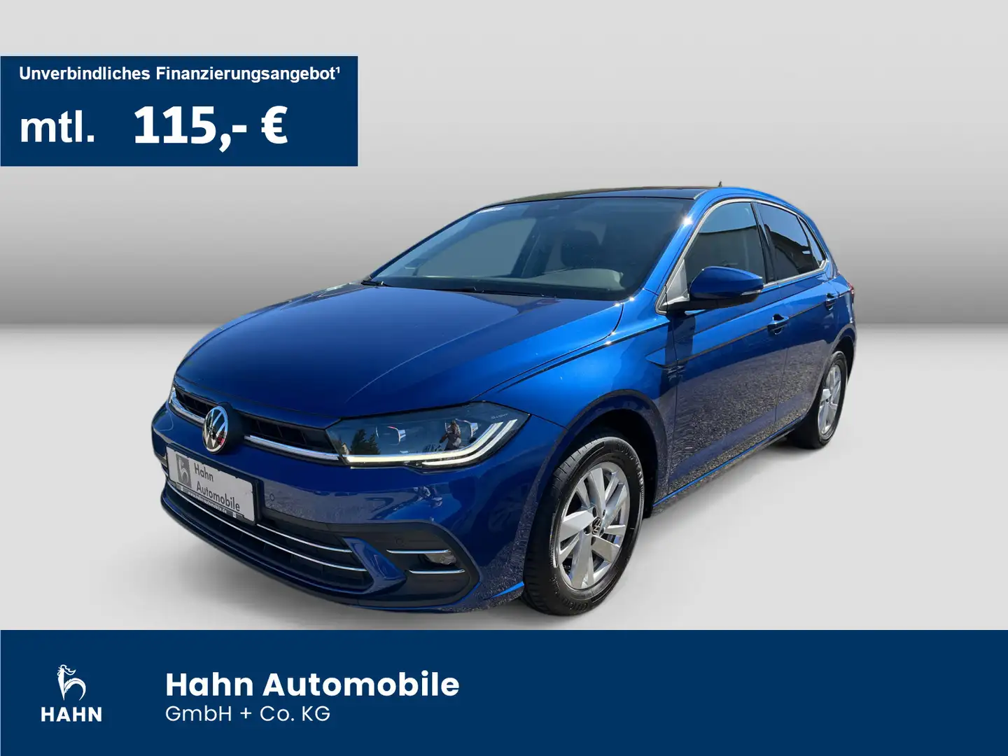 Volkswagen Polo 1.0TSI Style App Matrix Navi-Vorb. PDC Pano Blau - 1