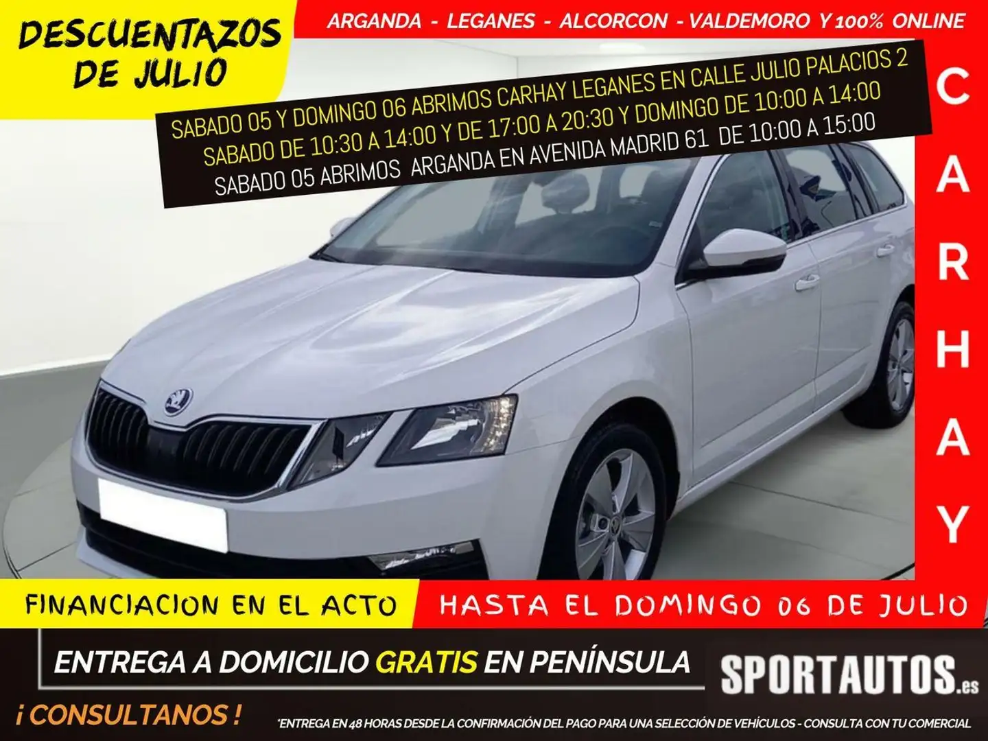 Skoda Octavia Combi 1.6TDI CR Ambition Blanc - 1